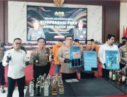 Polres Mojokerto Kota Tuntaskan 104 Kasus Dari 233 Perkara tindak pidana