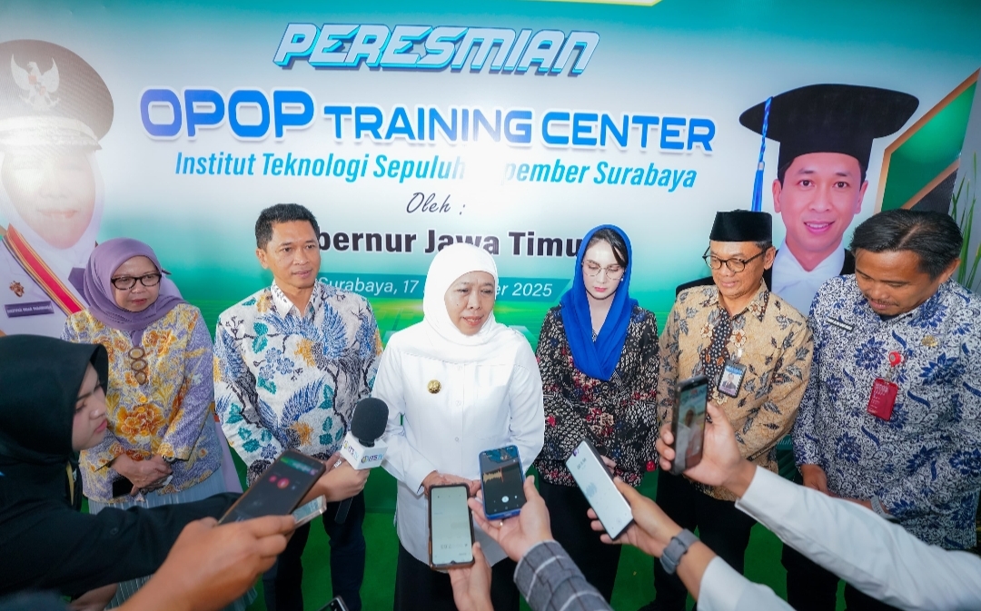 Resmikan OPOP Training Center ITS Surabaya, Gubernur Khofifah : Perkuat Ekonomi Pesantren