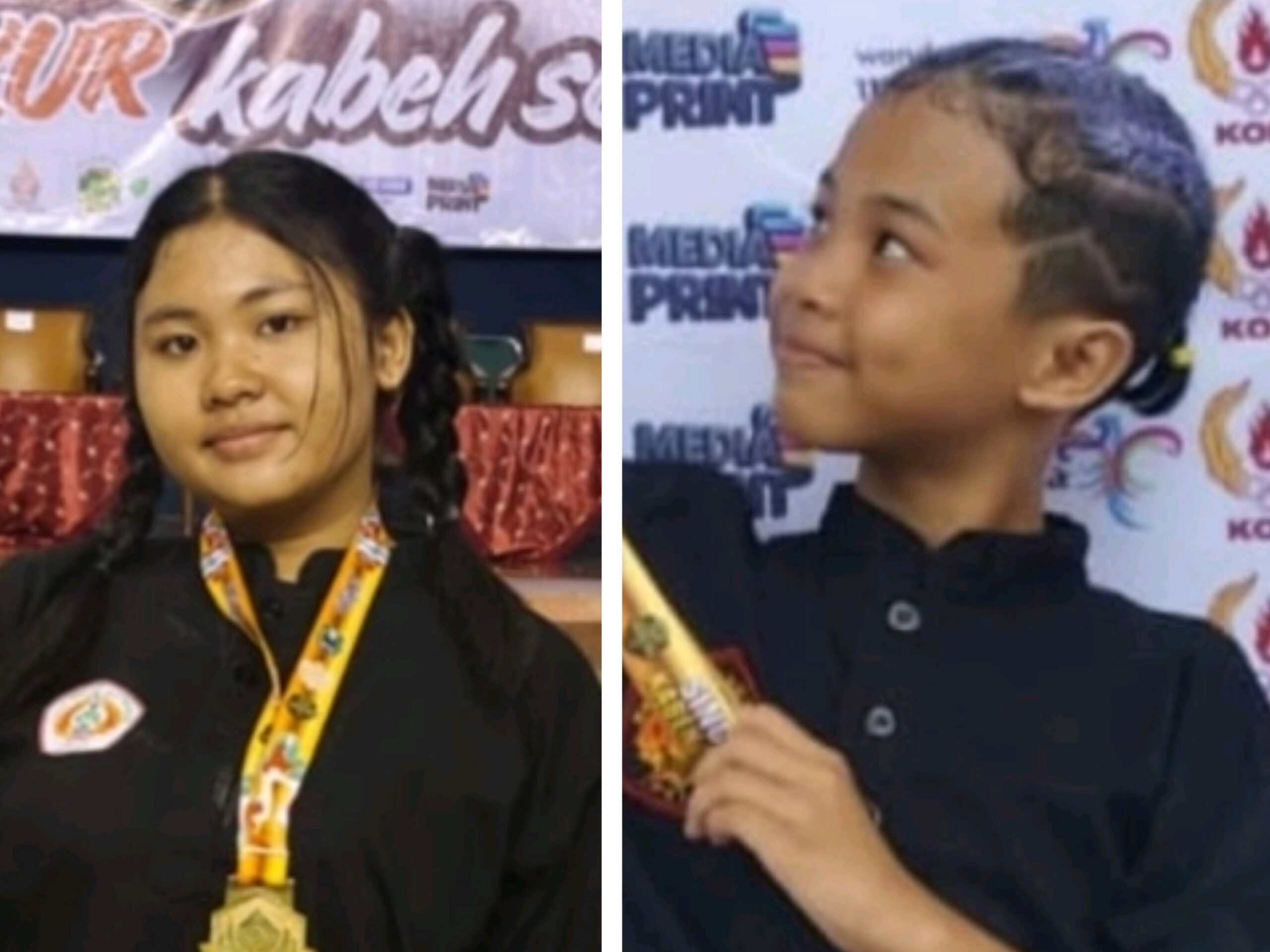 Cerita Dibalik Sukses Khayla dan Aqila Raih Medali Emas Pencak Silat Bupati Cup