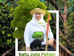 Di Hari Gerakan Satu Juta Pohon, Gubernur Khofifah Ajak Jaga Alam, Tanam, Rawat  dan Peduli Lingkungan