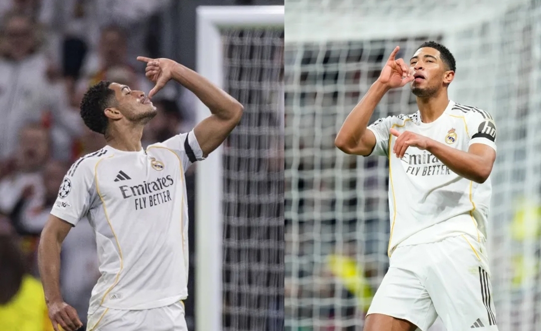 Bungkam Rumor Miring, Jude Bellingham Sindir Kritik Lewat Selebrasi "Minum"