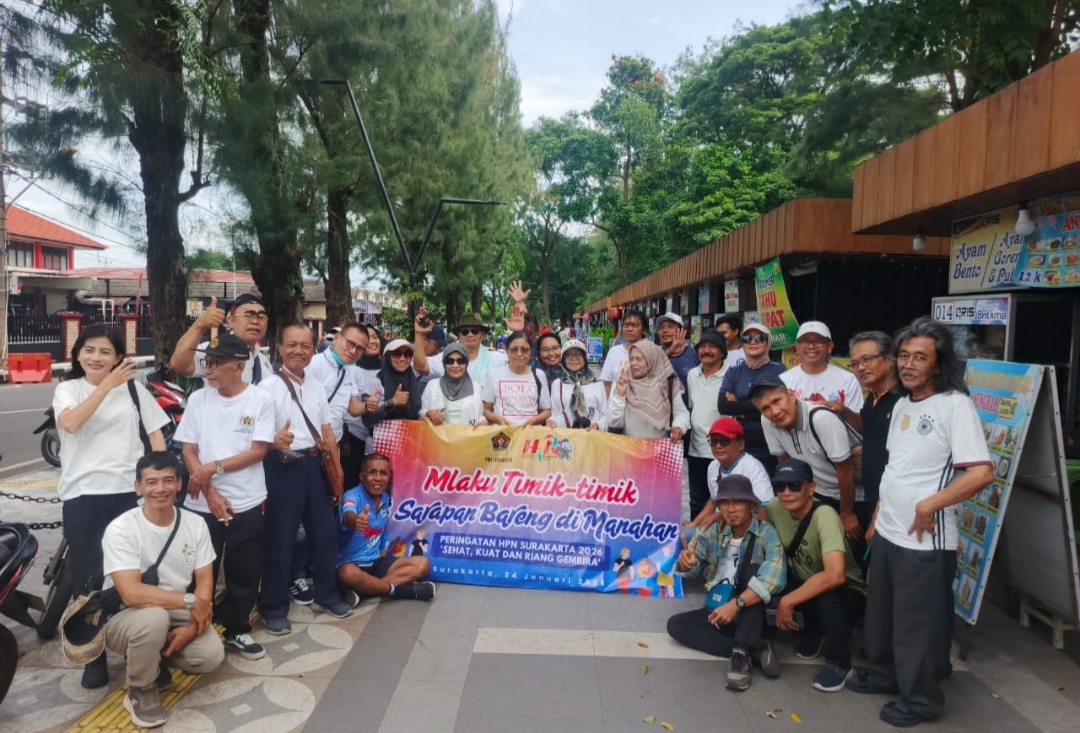 Mlaku-Mlaku Bareng PWI Surakarta, Awali Rangkaian HPN 2026