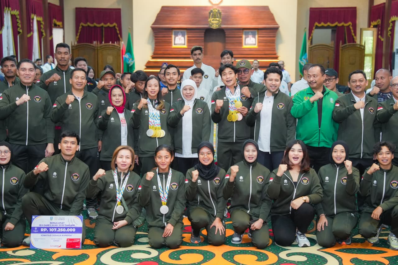 Pemprov Jatim Keluarkan Bonus Rp 8  Miliar Bagi 161 Atlet Dan Pelatih Berprestasi di SEA Games Thailand