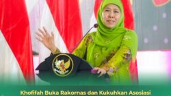 Khofifah Buka Rakornas  dan Kukuhkan Asosiasi Profesor Muslimat NU