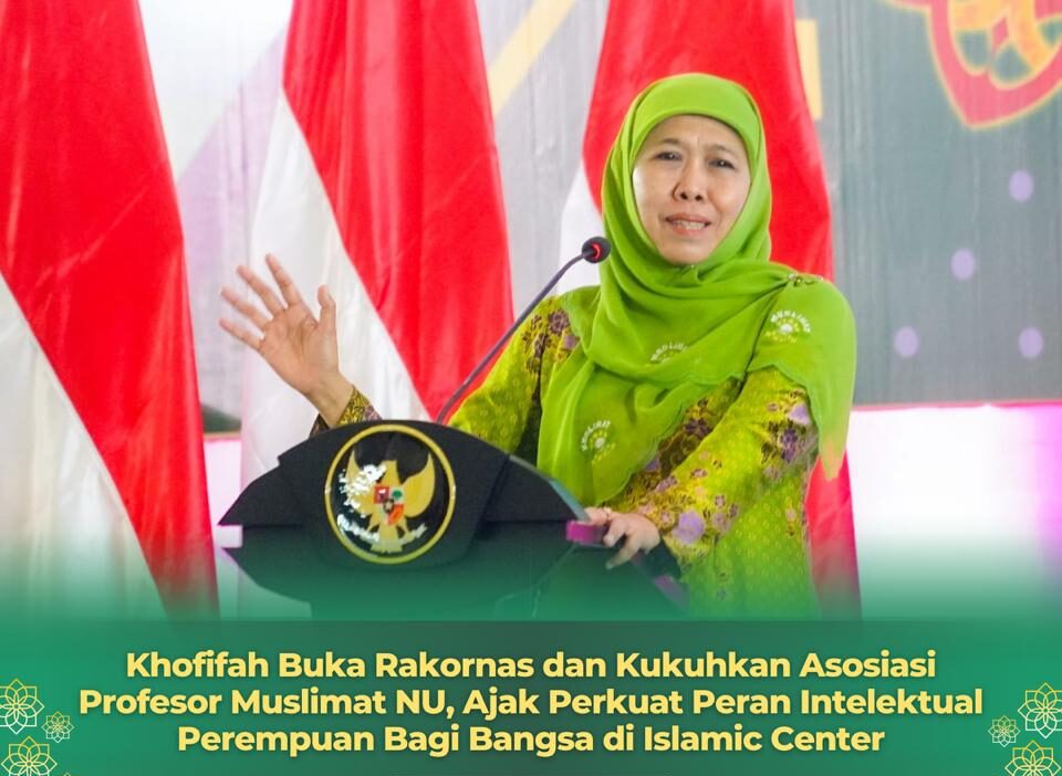 Khofifah Buka Rakornas  dan Kukuhkan Asosiasi Profesor Muslimat NU